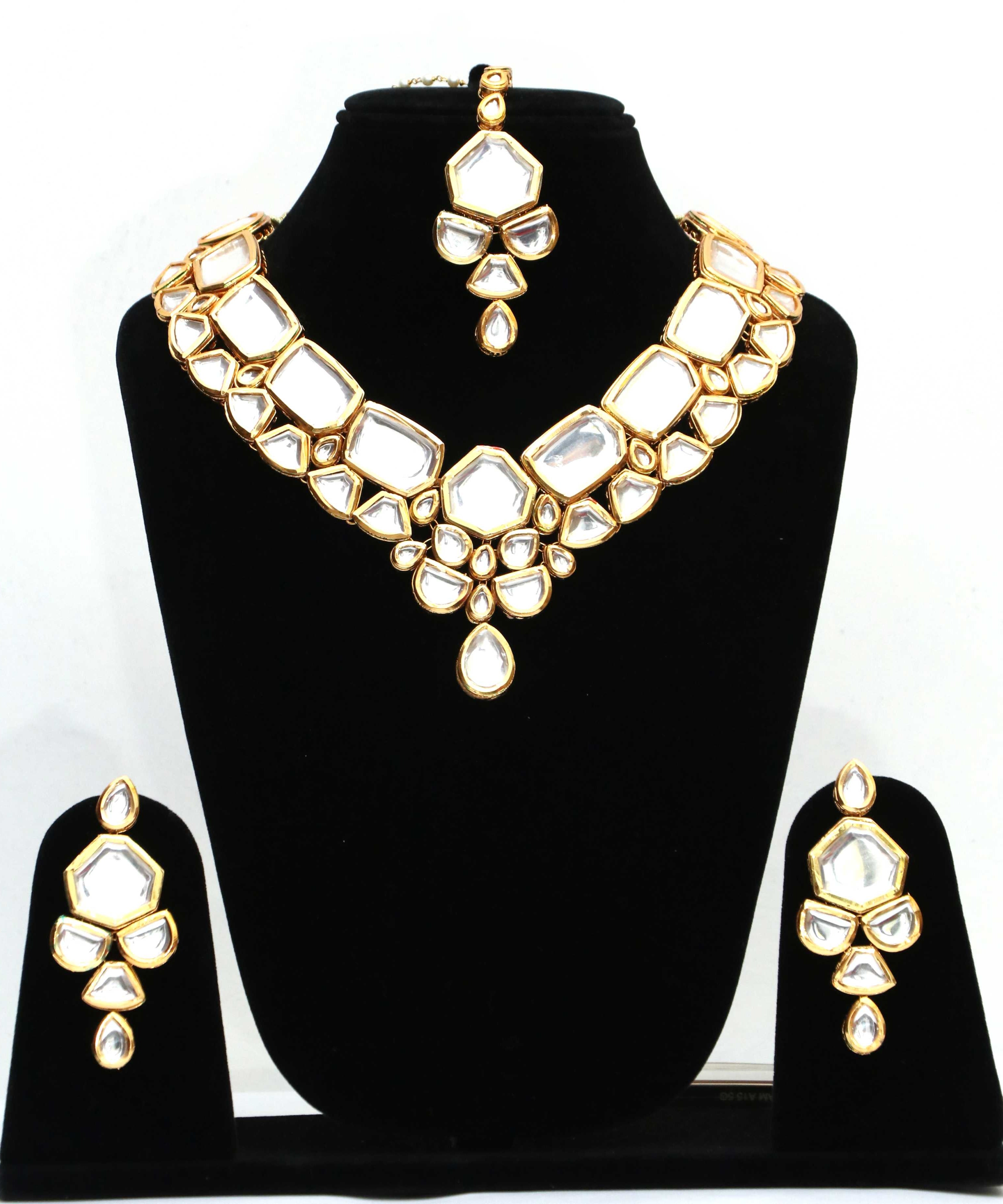 Meenakari Kundan Necklace for Wedding and Party Wear