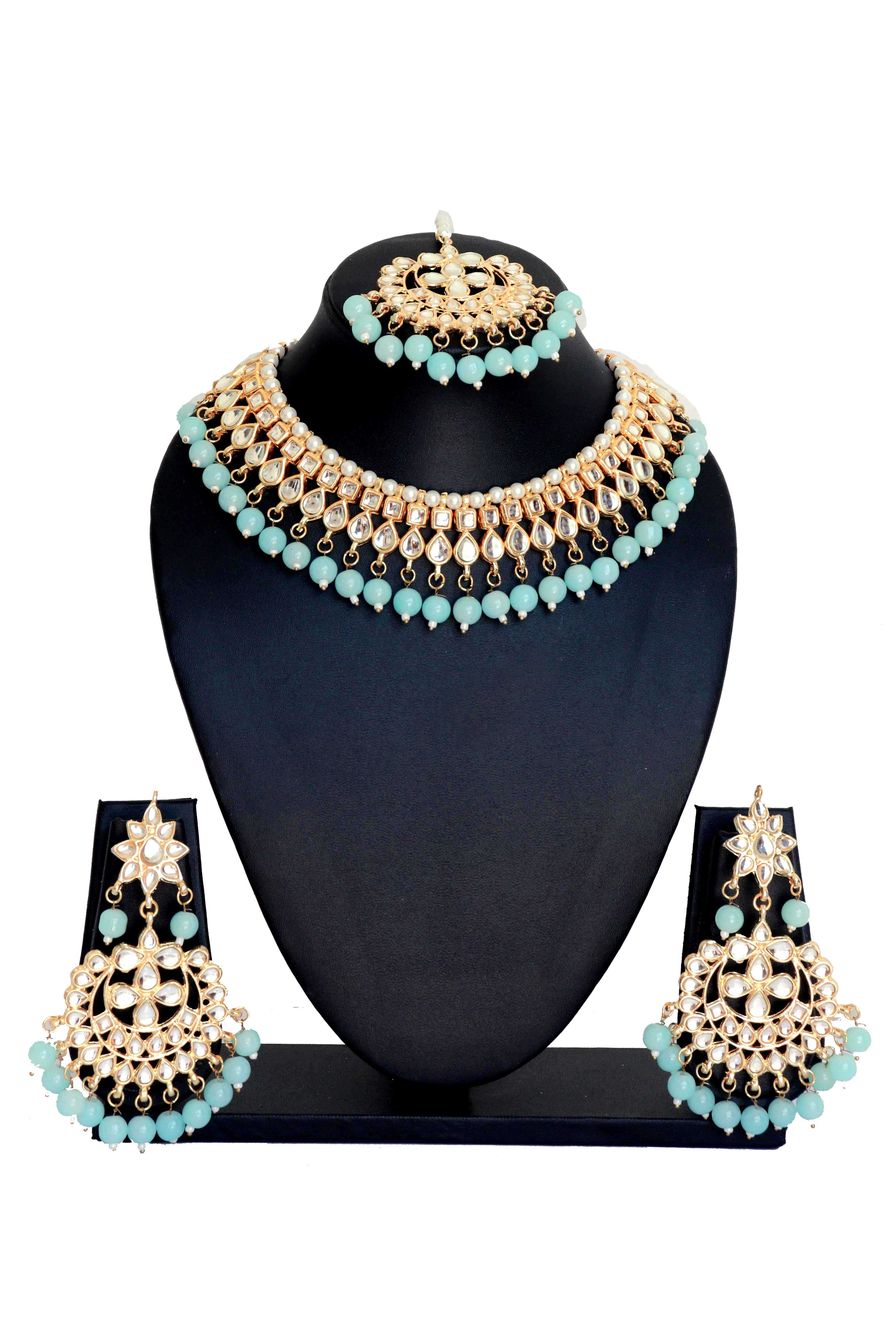 Kundan Choker Necklace Set