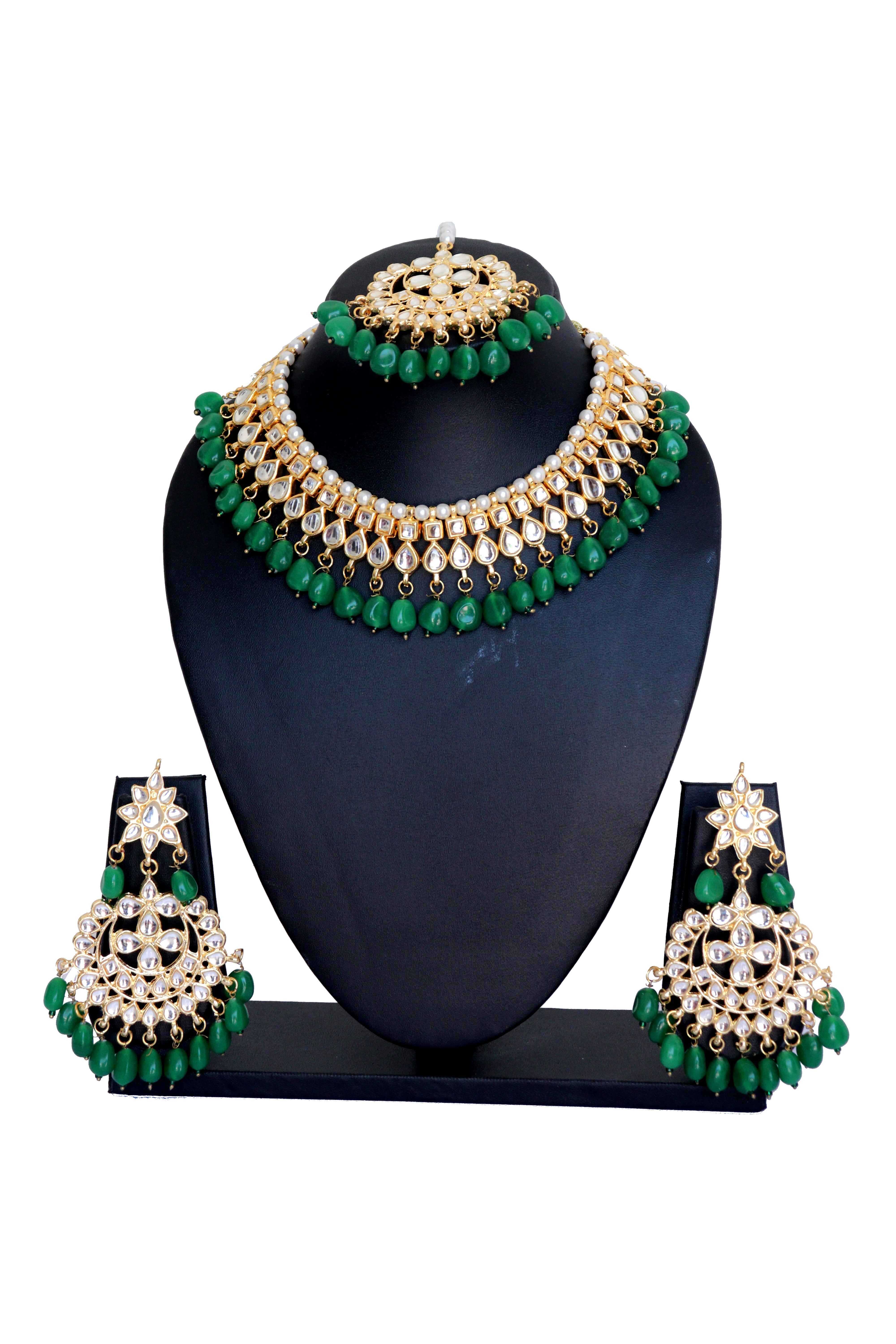 Kundan Choker Necklace Set