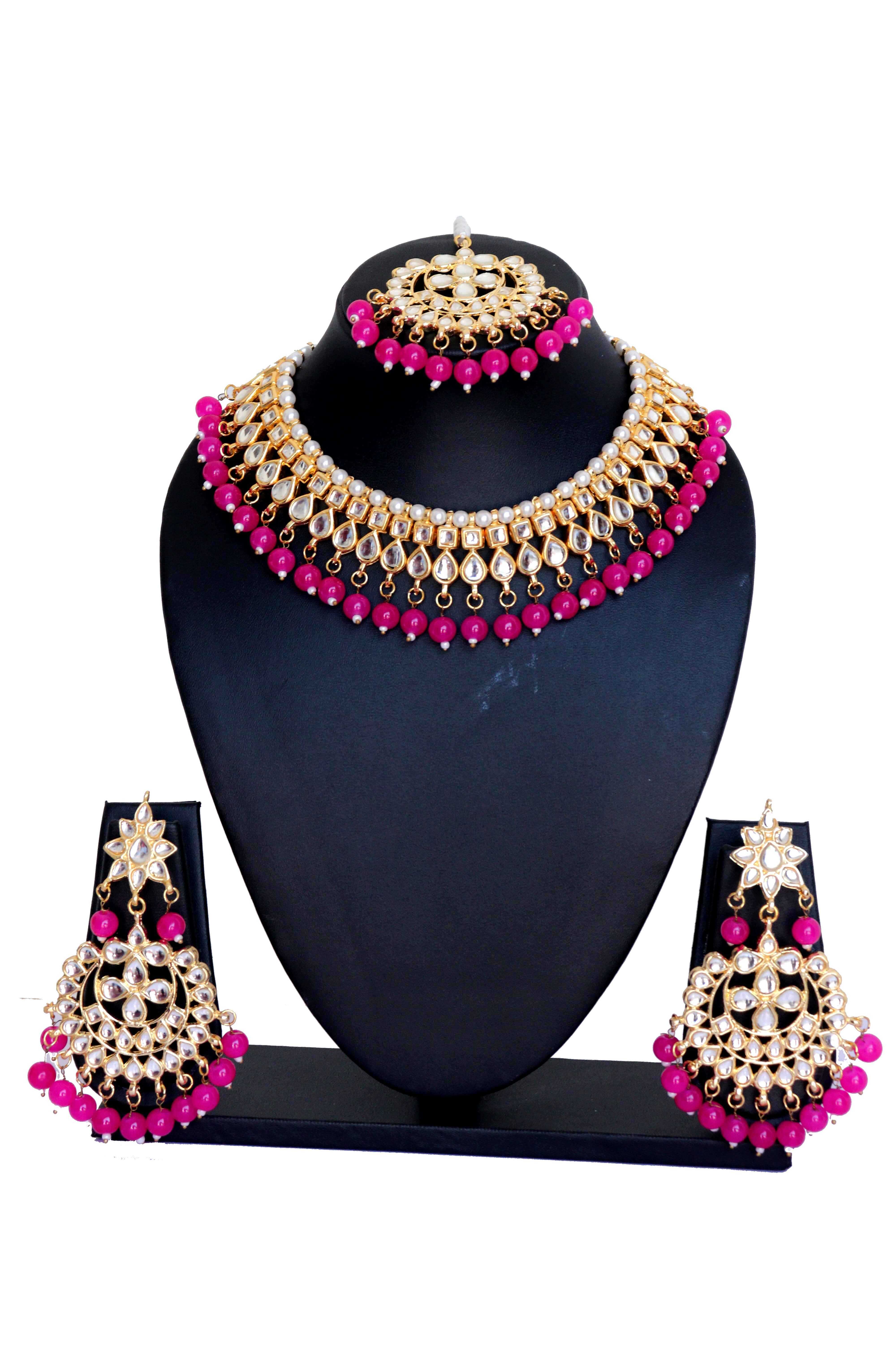 Kundan Choker Necklace Set