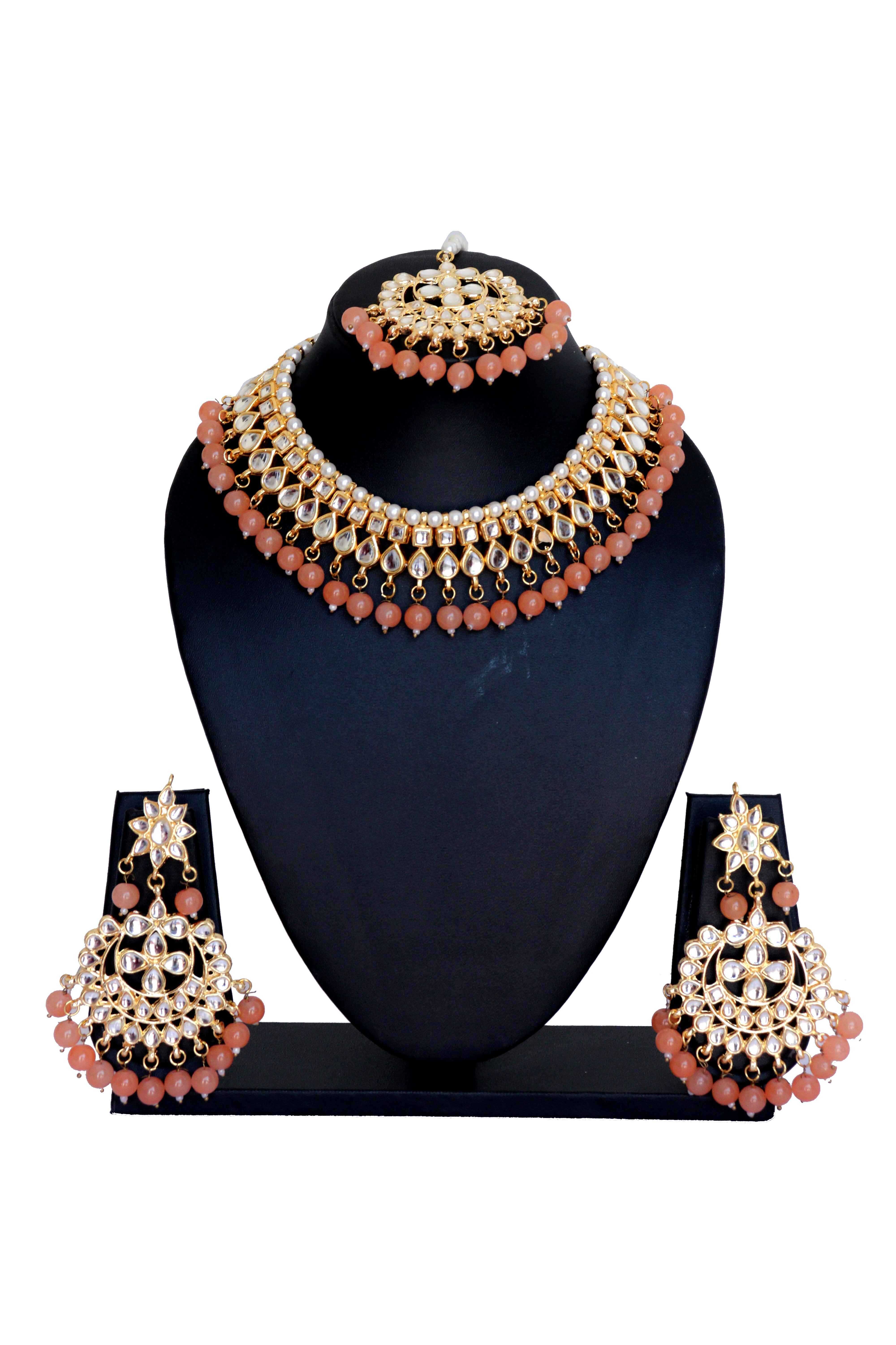 Kundan Choker Necklace Set