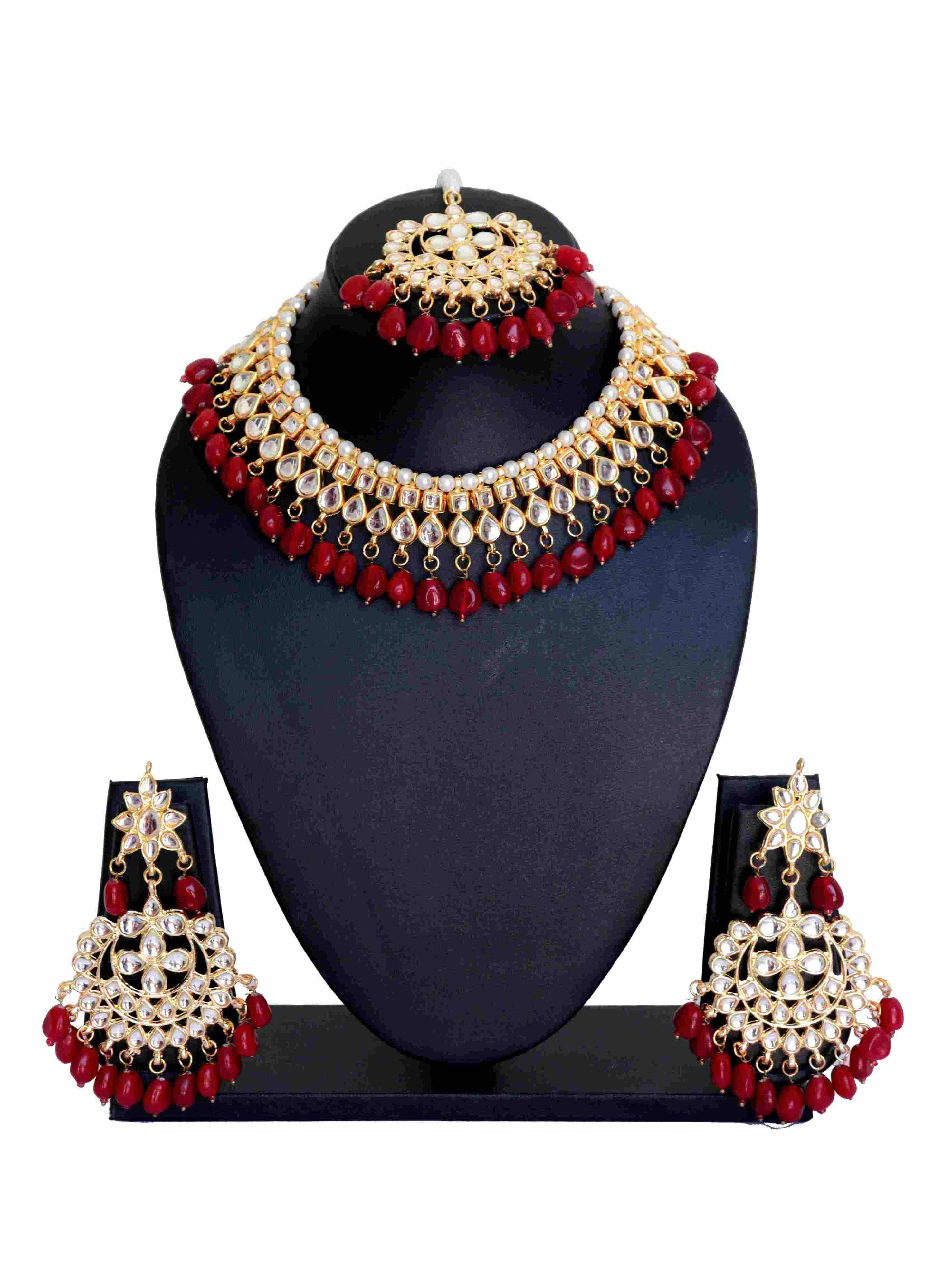 Kundan Choker Necklace Set