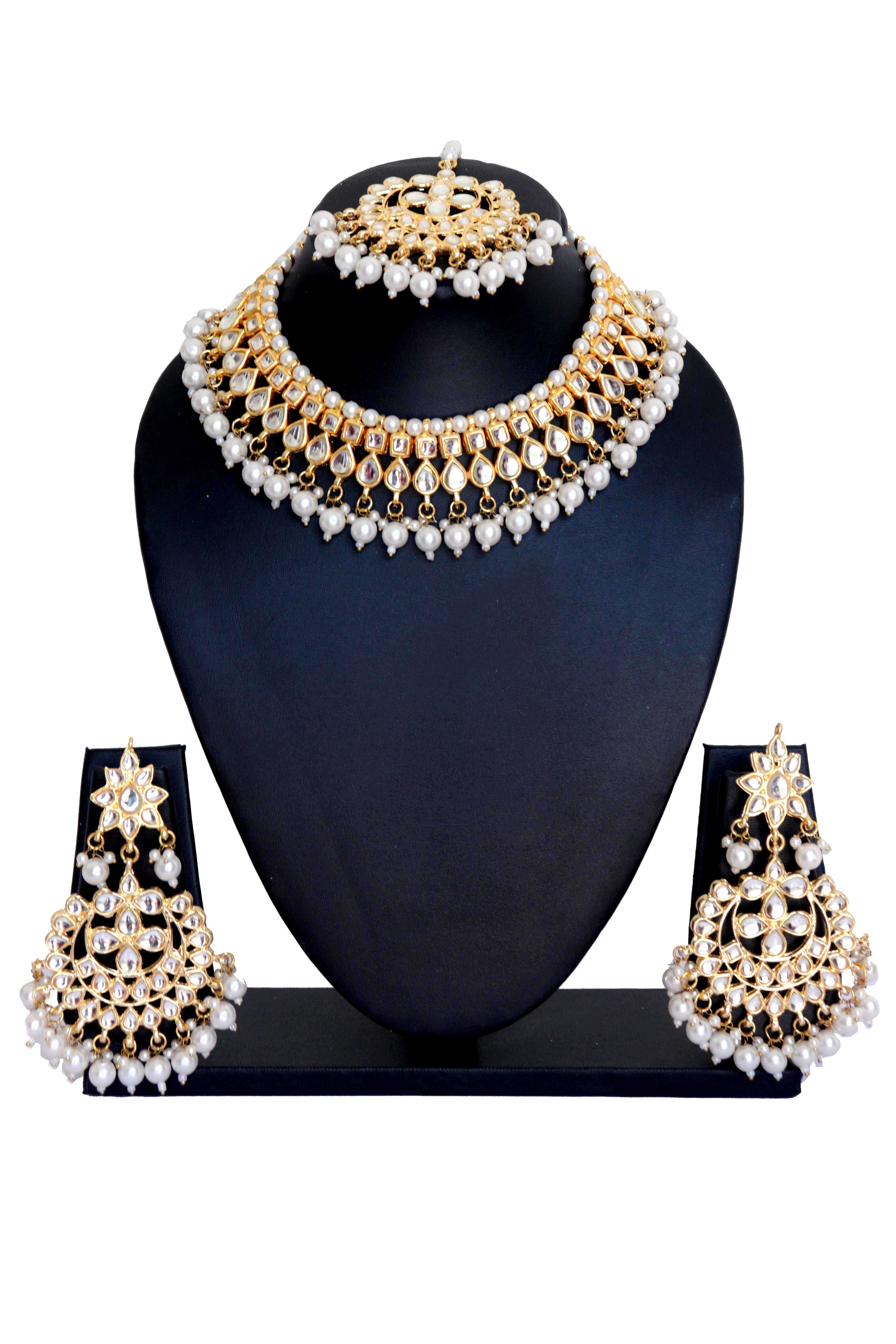 Kundan Choker Necklace Set